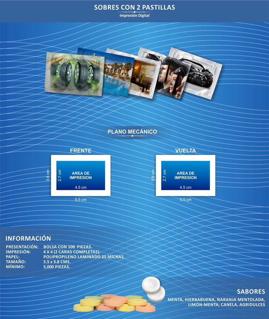 sobres con pastillas